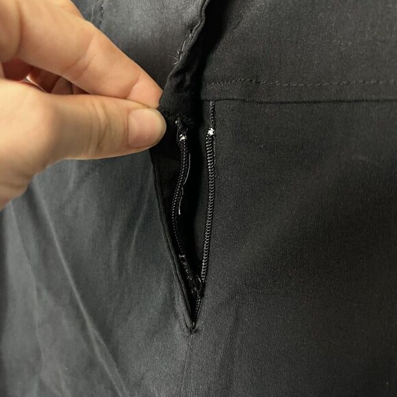 One Clothing black stretch bodycon pencil skirt Sm pinup office siren academia - Picture 4 of 10